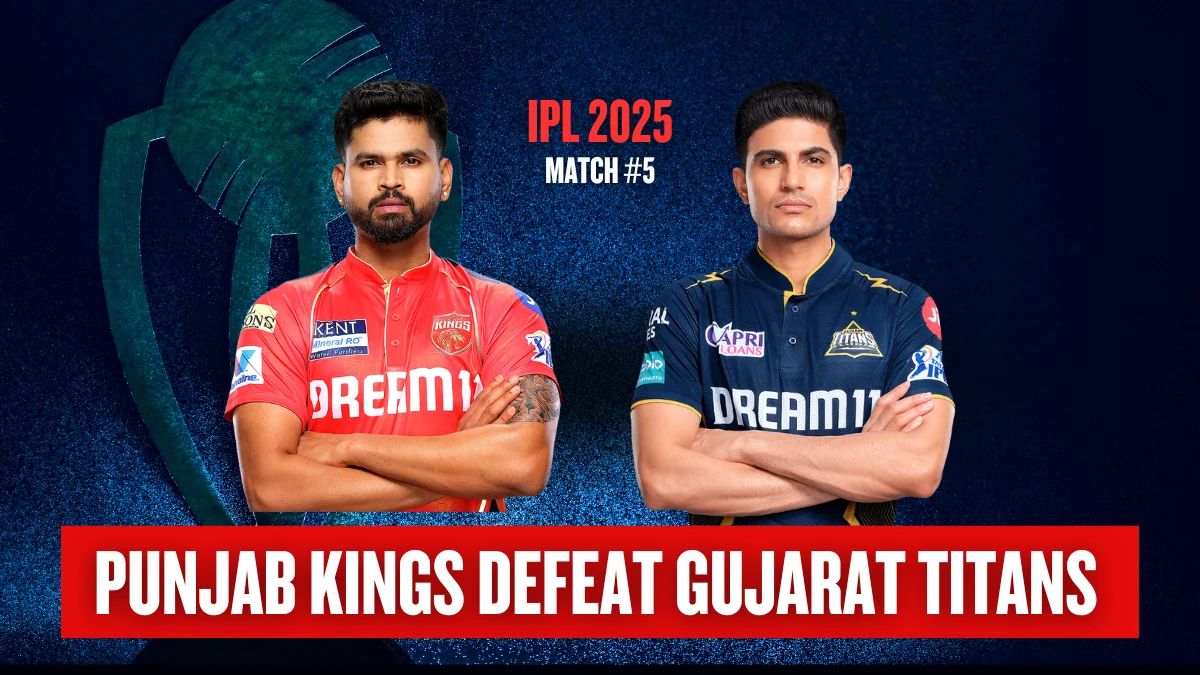 Image: IPL 2025 Match 5: Punjab Kings Defeat Gujarat Titans, Credit: Shiny/indianpremierleague.blog